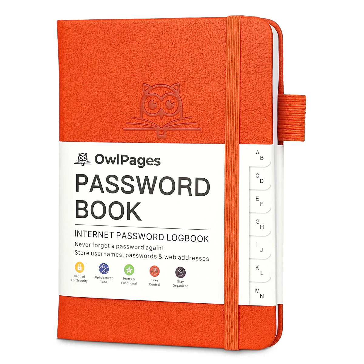 Passwordbog Alfabetisk Hardcover | SecureVault