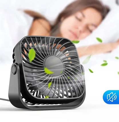 USB Bordventilator 360° Justerbar | AeroPulse