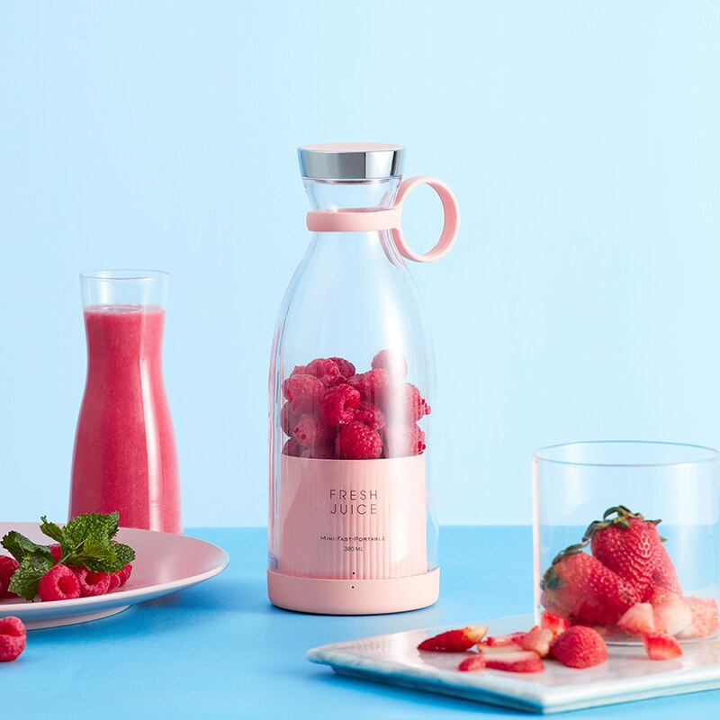 Mini Blender Bærbar Smoothie 380ml 50W Opladelig | Solvito