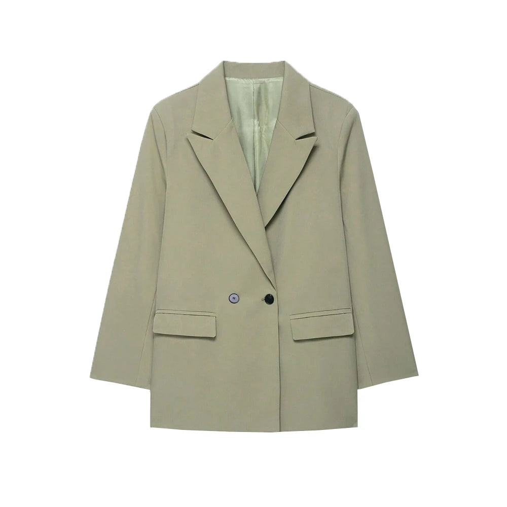 Blazer Loose Double Breasted Casual | Virel