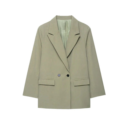 Blazer Loose Double Breasted Casual | Virel