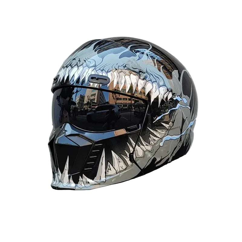 Motorcykelhjelm Full Face Visir ABS | Velorum