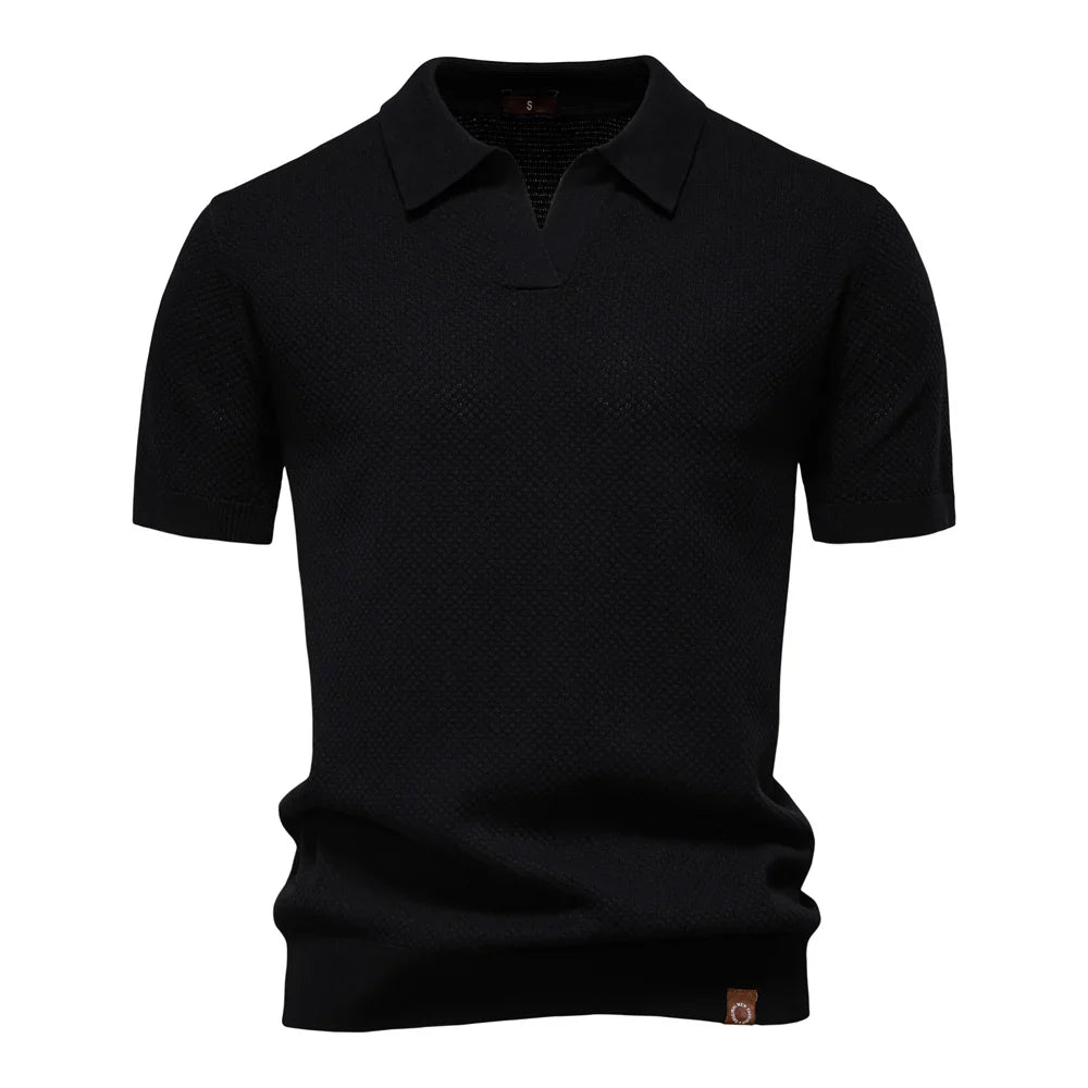 Aldric Mason Klassisk Kortærmet Polo Shirt Til Sommer Herre
