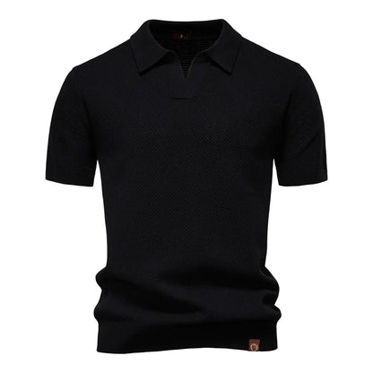 Aldric Mason Klassisk Kortærmet Polo Shirt Til Sommer Herre