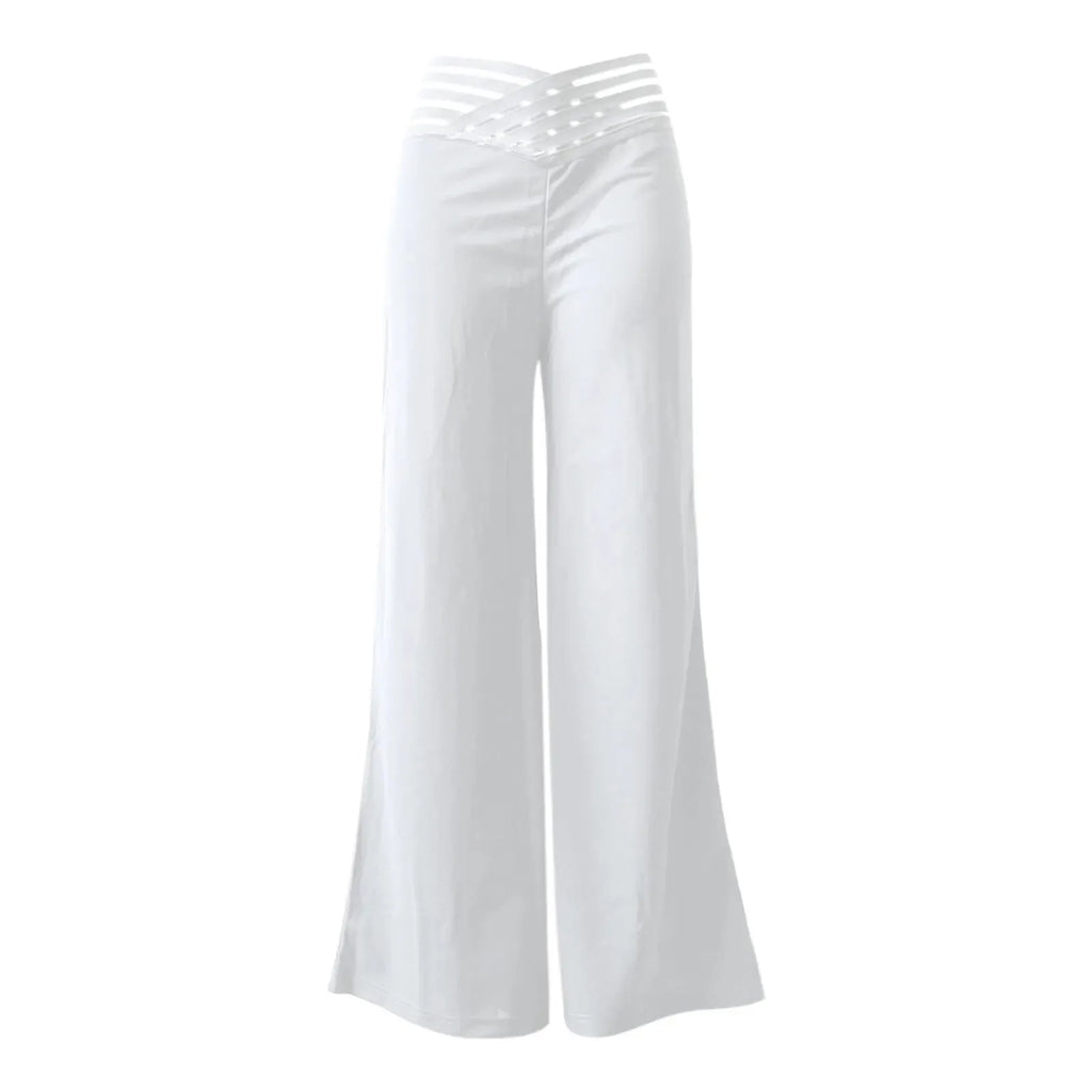 Bukser Wide Leg Høj Talje Slim Fit | Zenvyra