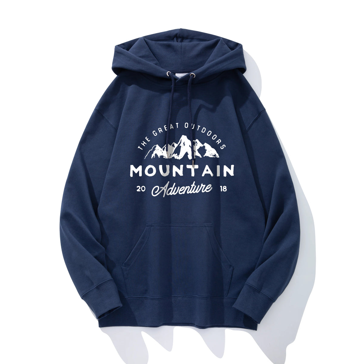 Unisex Hoodie Tekstprint Oversized Pasform Let Polyester Streetwear Komfort | Norex