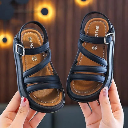 Børnesandaler Åben Velcro Komfort Sommer | Salmero