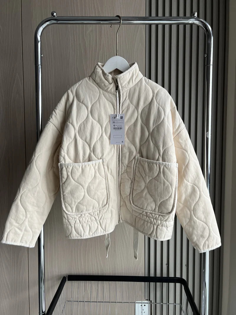 Jakke Turtleneck Wide Fit Gevoerd Herfst Winter | Zarex