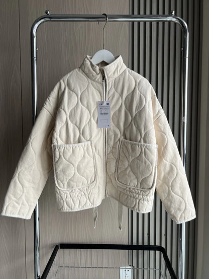 Jakke Turtleneck Wide Fit Gevoerd Herfst Winter | Zarex
