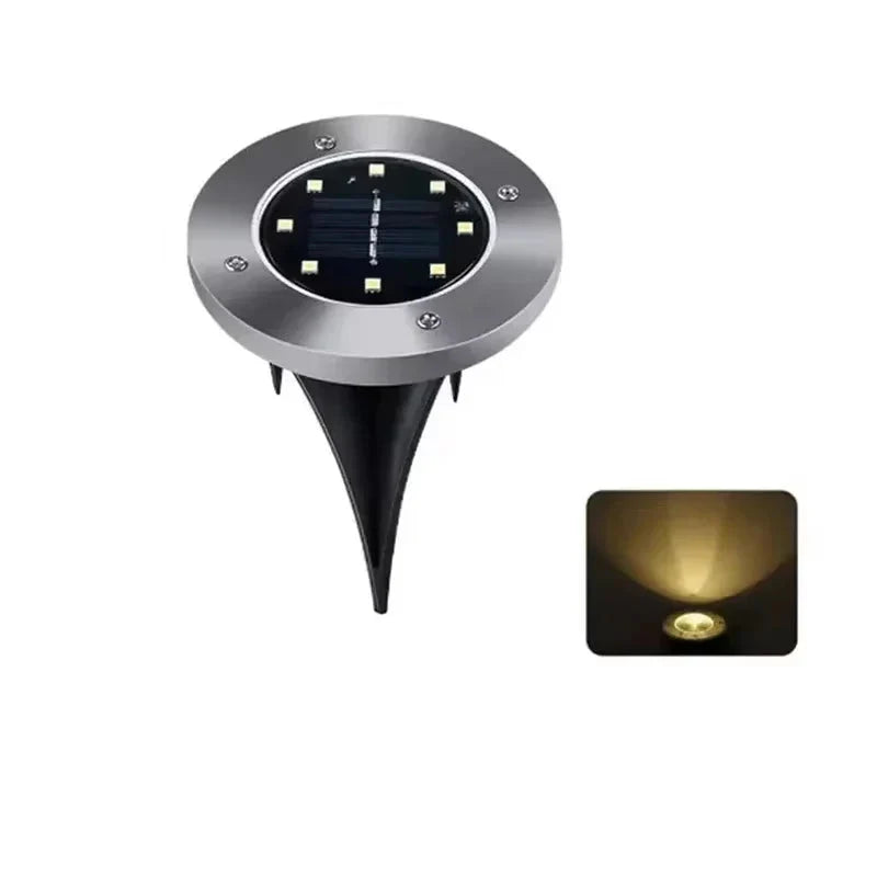 Solar Jordlampe LED Udendørs Sti Belysning | Clarivo