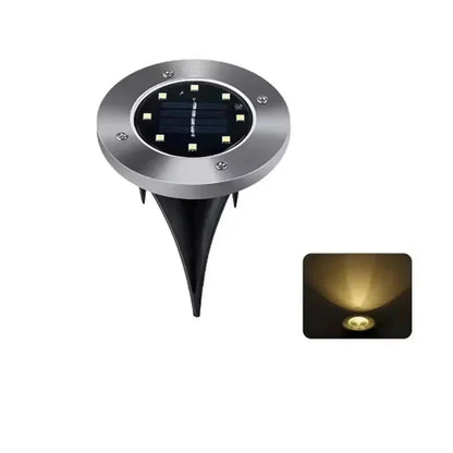Solar Jordlampe LED Udendørs Sti Belysning | Clarivo