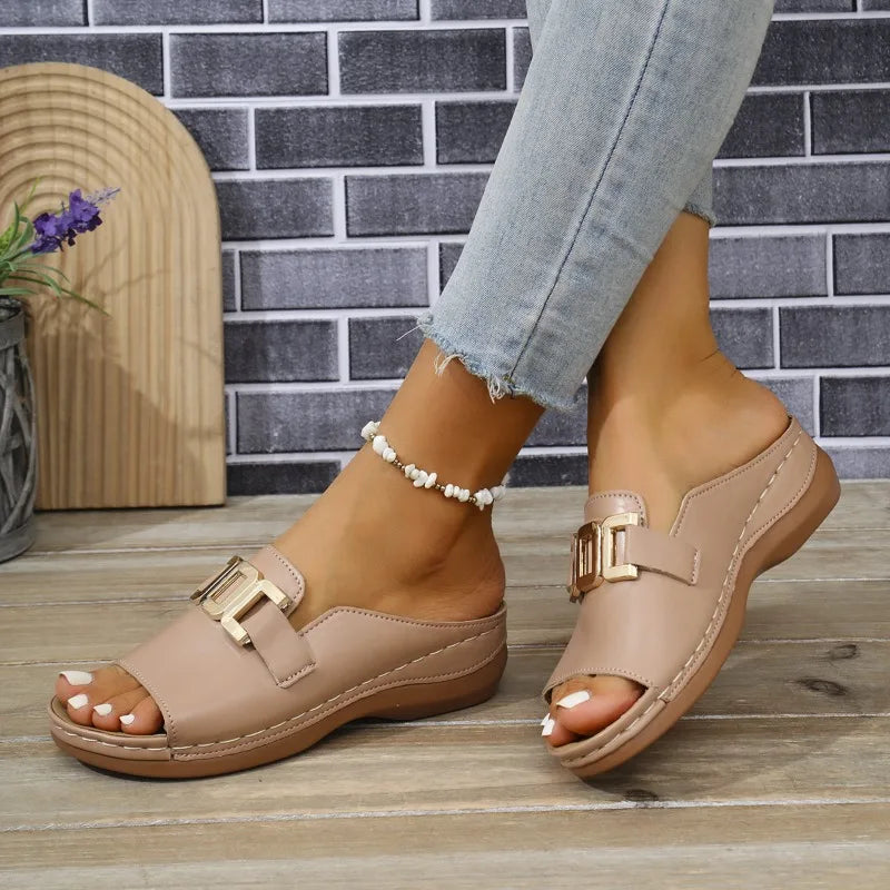 Kilesandaler Komfort PU Sommer | Mirella