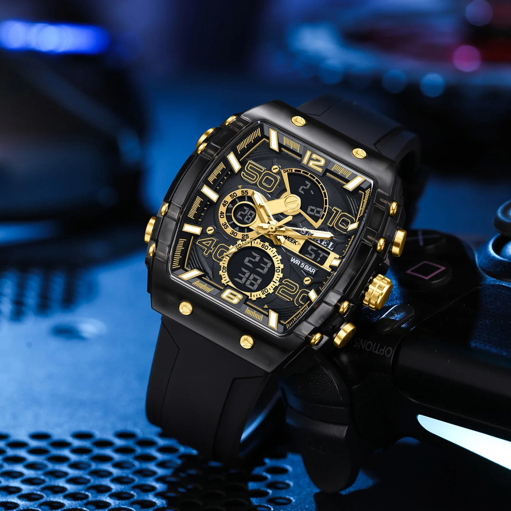 Digitalt Armbåndsur Analog Digital Sport Vandafvisende | Estavo