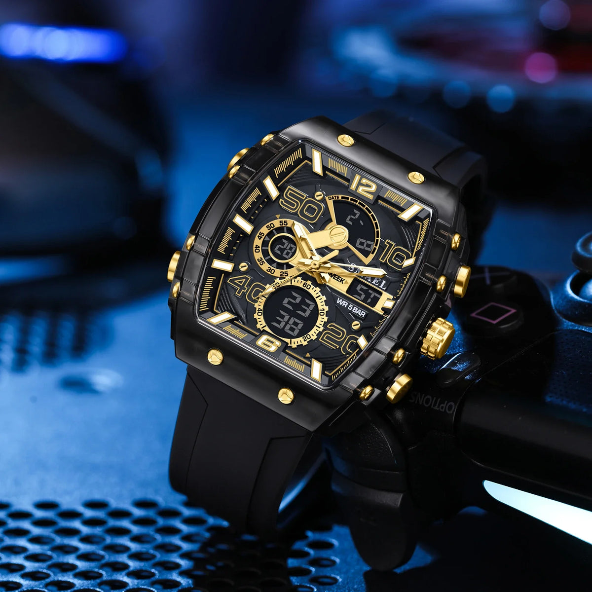 Digitalt Armbåndsur Analog Digital Sport Vandafvisende | Estavo
