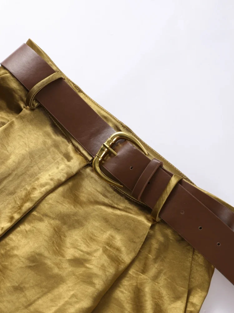 Sæt 2-delt V-Hals High Waist Elegant | Mireya