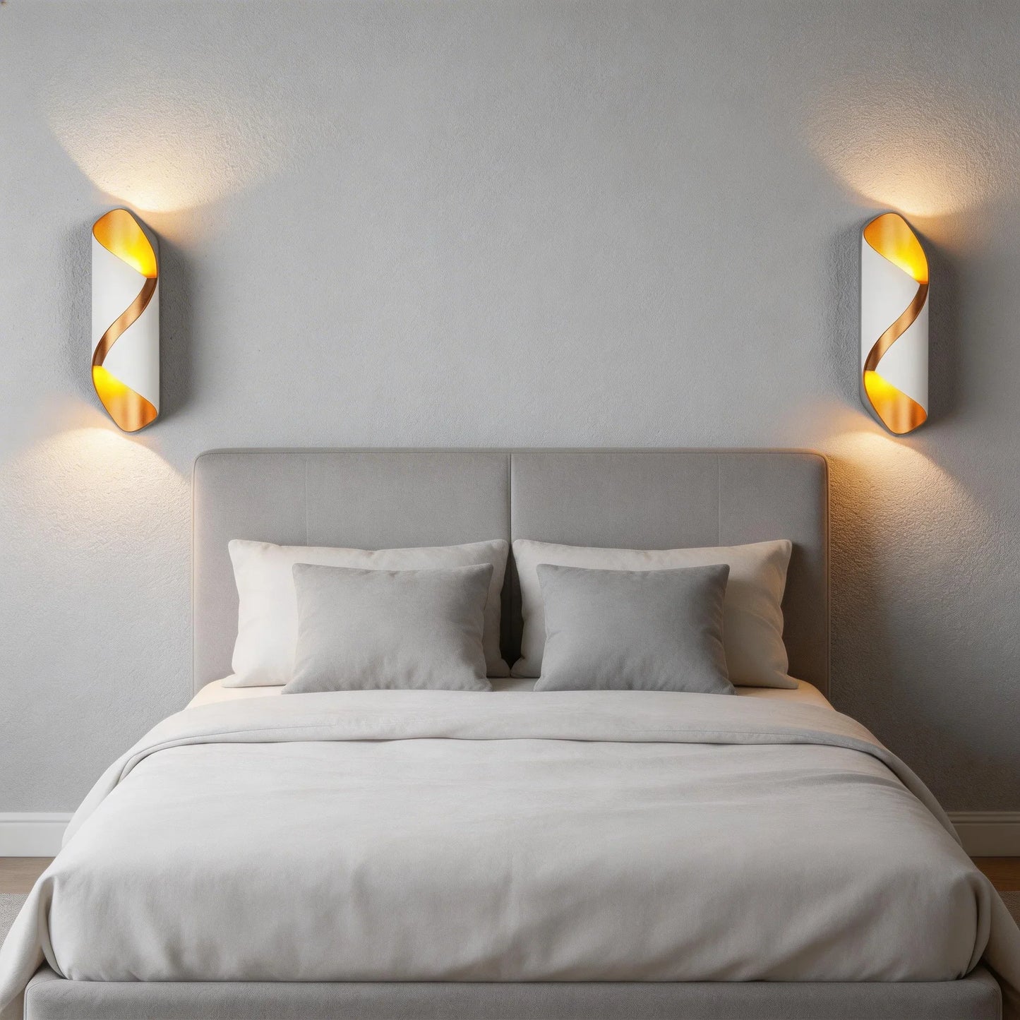 Væglampe LED Spiral Design Aluminium Udendørs Indendørs | Belaro
