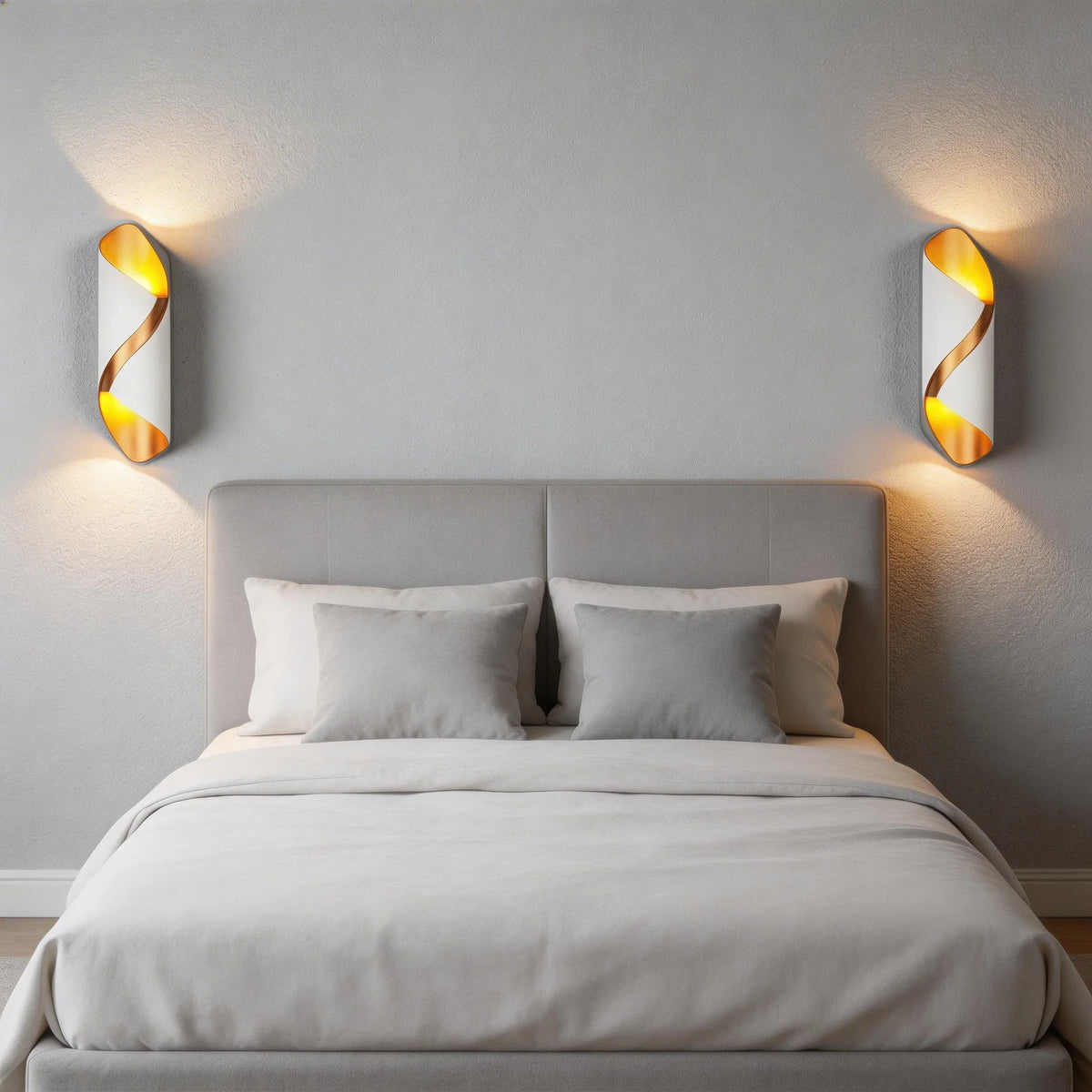 Væglampe LED Spiral Design Aluminium Udendørs Indendørs | Belaro