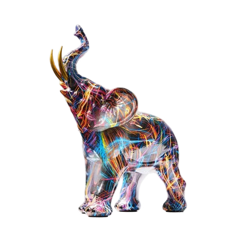 Skulptur med Farverigt Resin Kunstdesign | Virelto