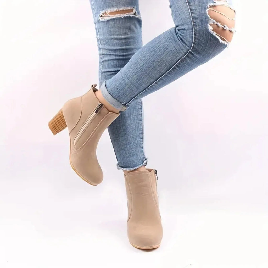 Dame Støvler Ruskind Slip-on Vinter | Britney
