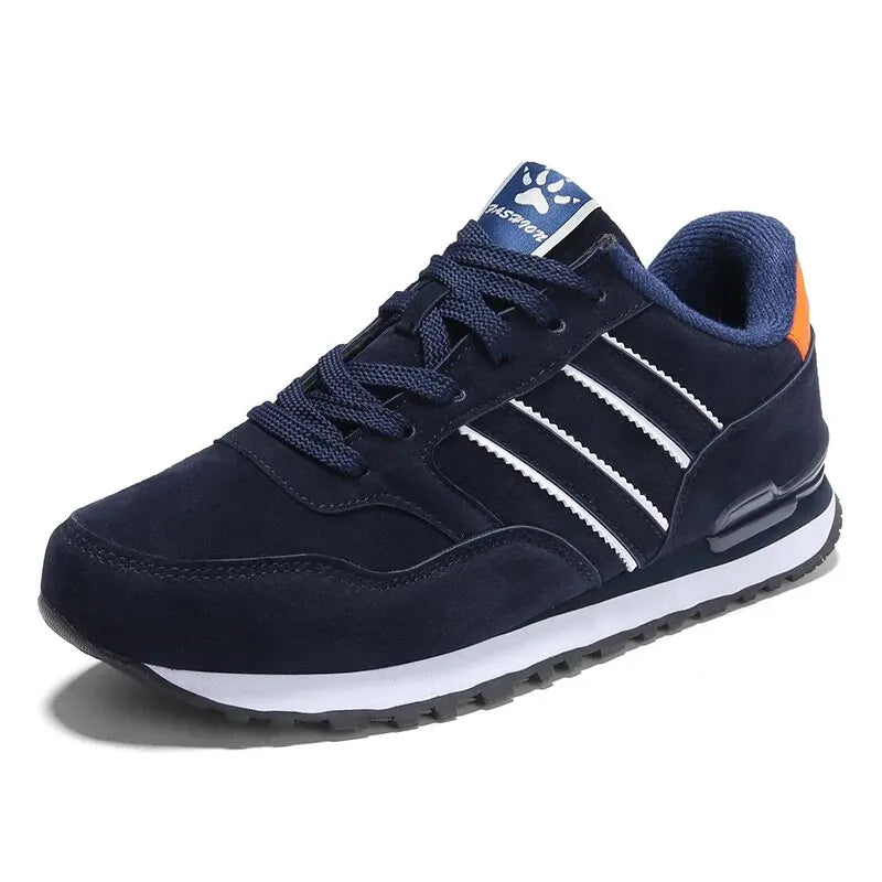 Sneakers tekstil snørelukning fleksibel gummisål komfort | Tavero