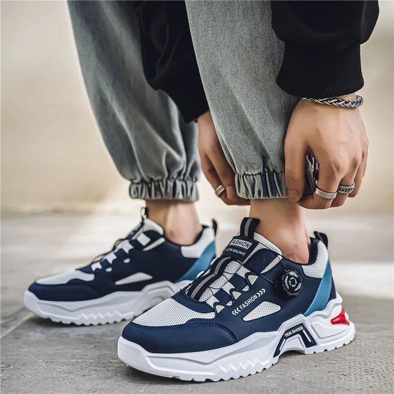 Herre Sneakers Drejelukning Mesh Letvægt Komfort | Zenvor