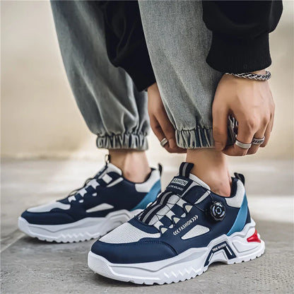 Herre Sneakers Drejelukning Mesh Letvægt Komfort | Zenvor