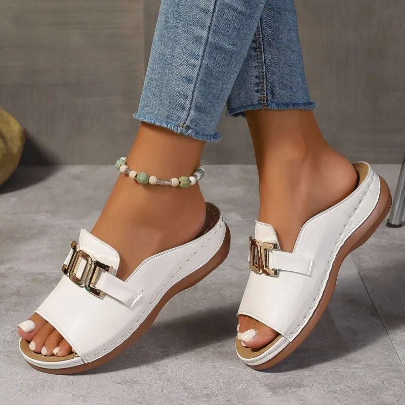 Kilesandaler Komfort PU Sommer | Mirella