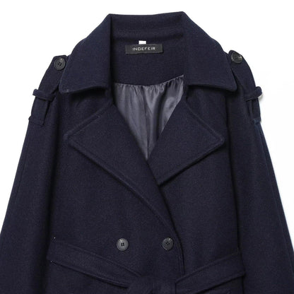 Dame Trenchcoat Klassisk Bomuld Efterår | Brinley