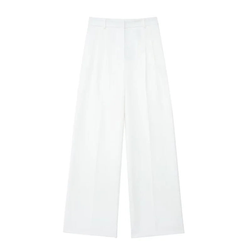 Sæt 2-delt Halter Top Wide Leg Bukser | Cirela