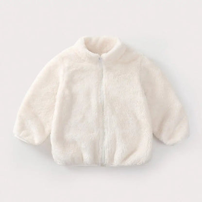Norvix Tate Unisex Børnejakke Corduroy Med Lynlås Varm Efterår Vinter
