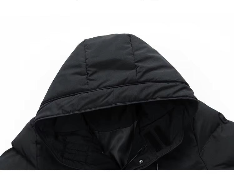 Vinterjakke Foret Hætte Polyester | Falken