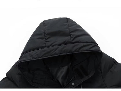 Vinterjakke Foret Hætte Polyester | Falken