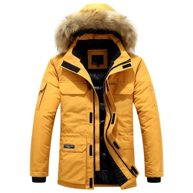 Herrejakke Casual Lynlås Bomuld Polyester | Carter