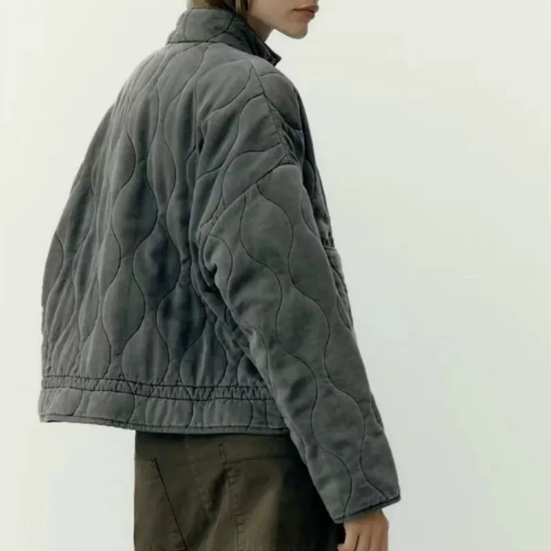Jakke Turtleneck Wide Fit Gevoerd Herfst Winter | Zarex