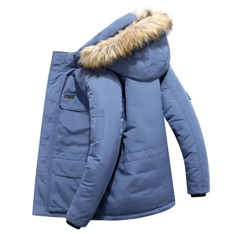 Herrejakke Casual Lynlås Bomuld Polyester | Carter