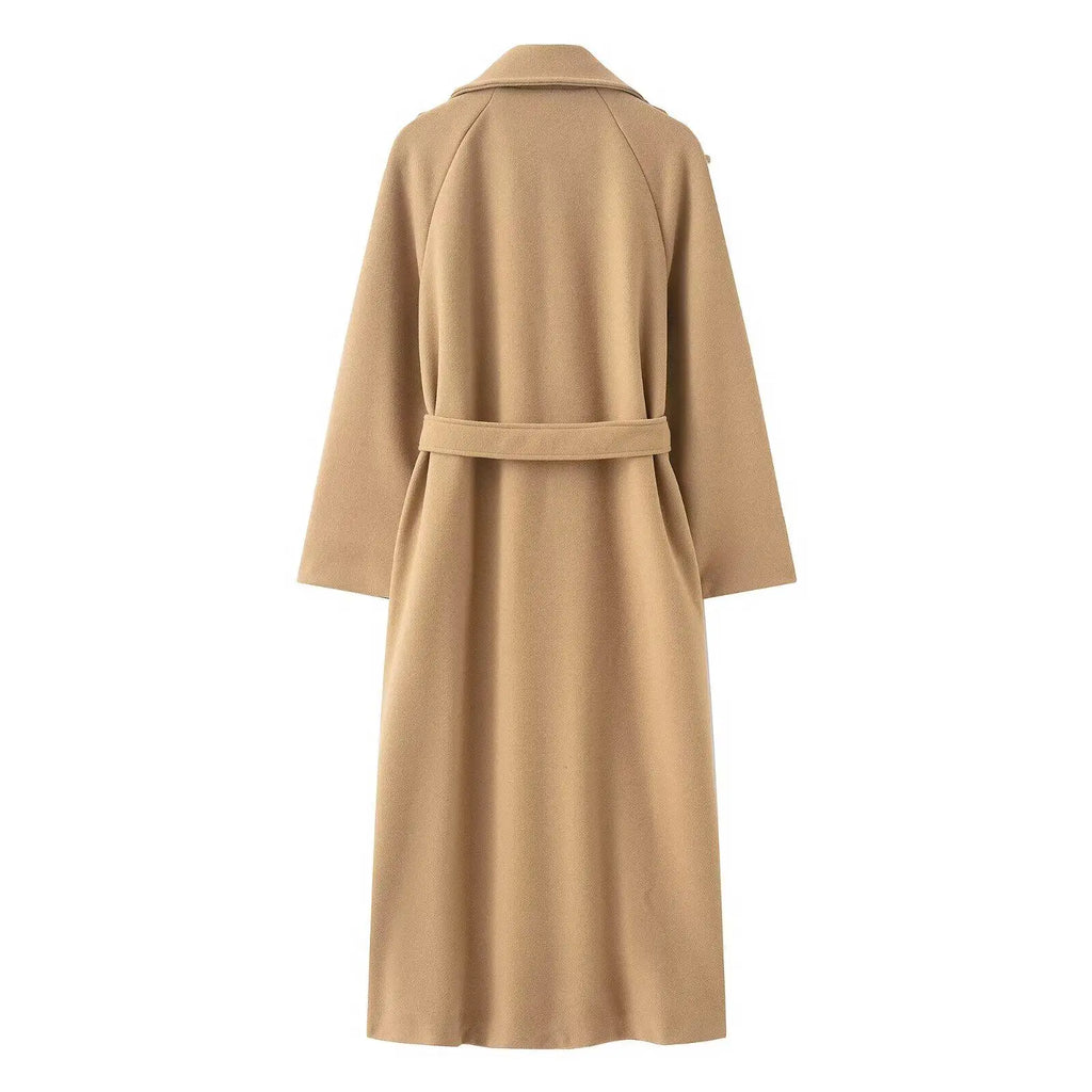Dame Trenchcoat Klassisk Bomuld Efterår | Brinley