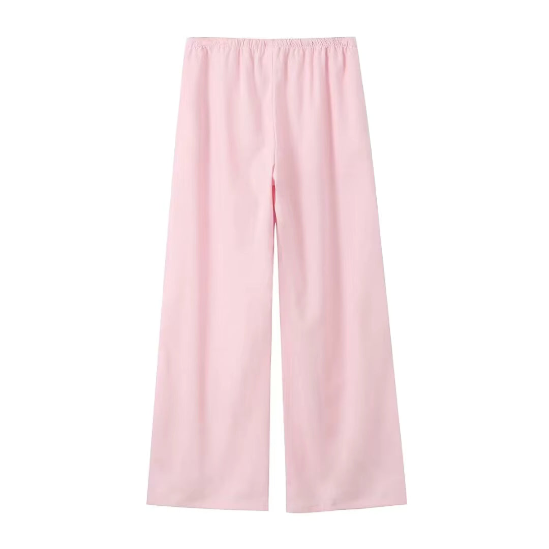 Jakkesæt Løs Elegant Wide Leg Sæt | Zyrel