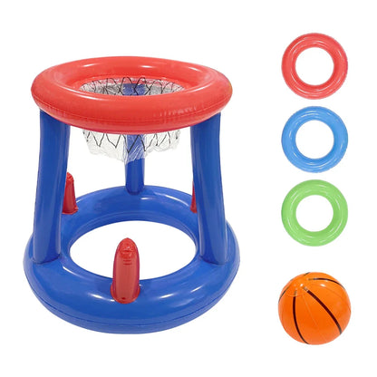 Oppustelig basketballkurv med PVC vandspil | HoopGlide
