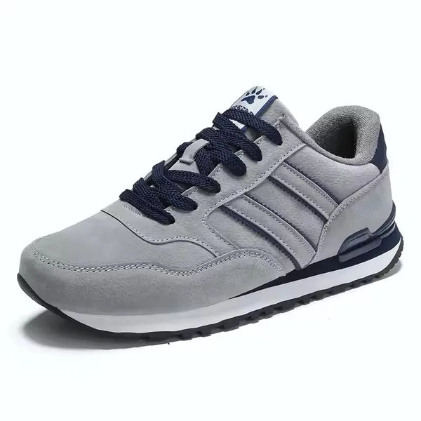 Sneakers tekstil snørelukning fleksibel gummisål komfort | Tavero