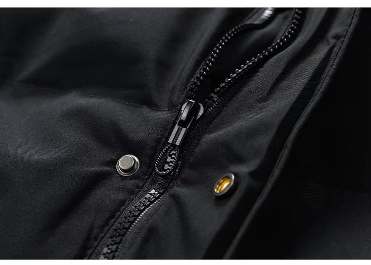 Vinterjakke Foret Hætte Polyester | Falken