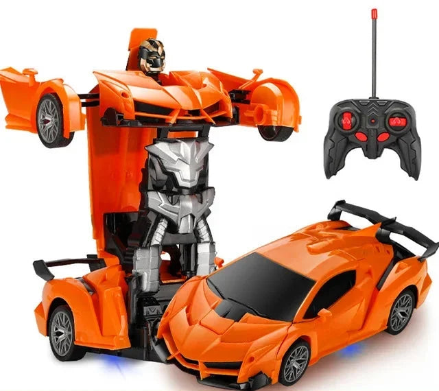 Fjernstyret transformationsbil med robotfunktion og lys | Megaxon