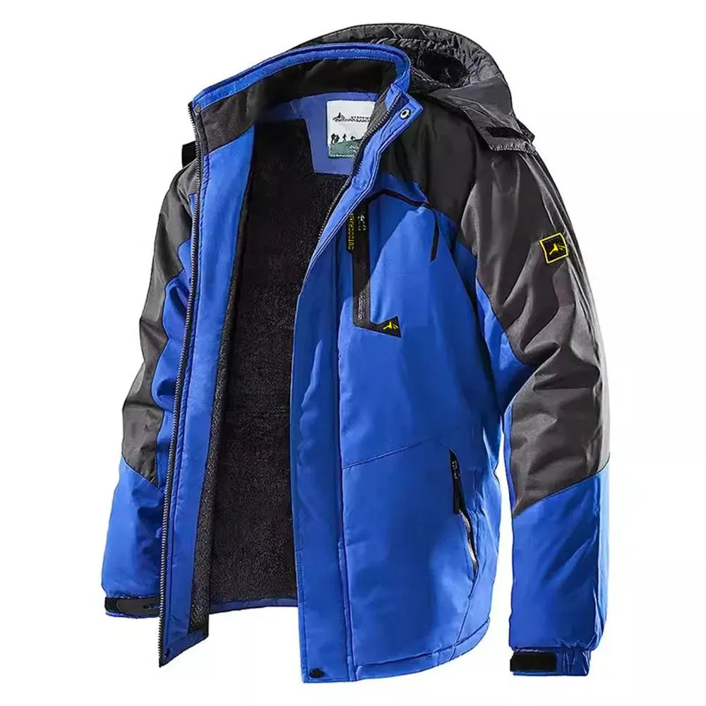 Herre Udendørsjakke Foret Polyester til Efterår Vinter | Wyatt