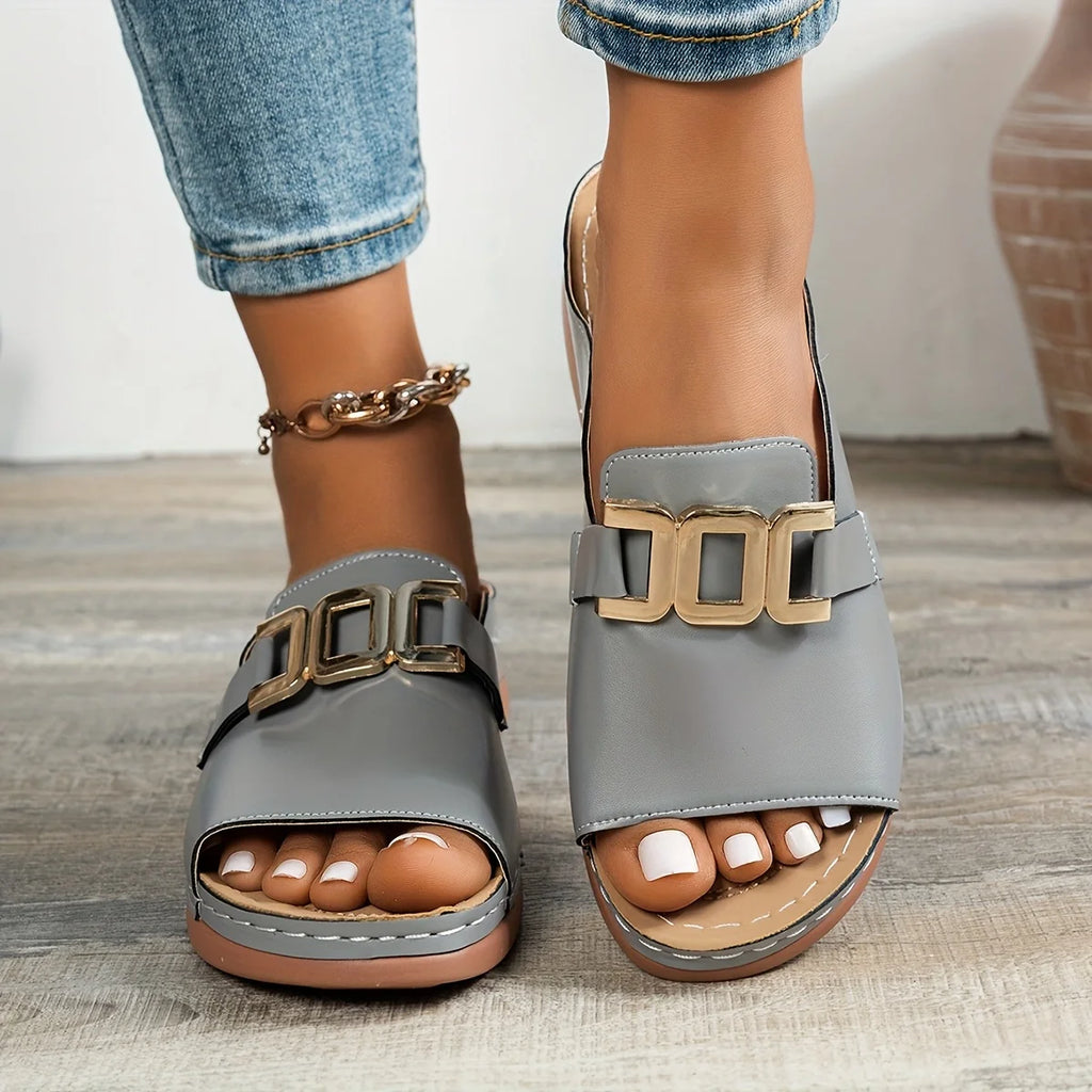 Kilesandaler Komfort PU Sommer | Mirella