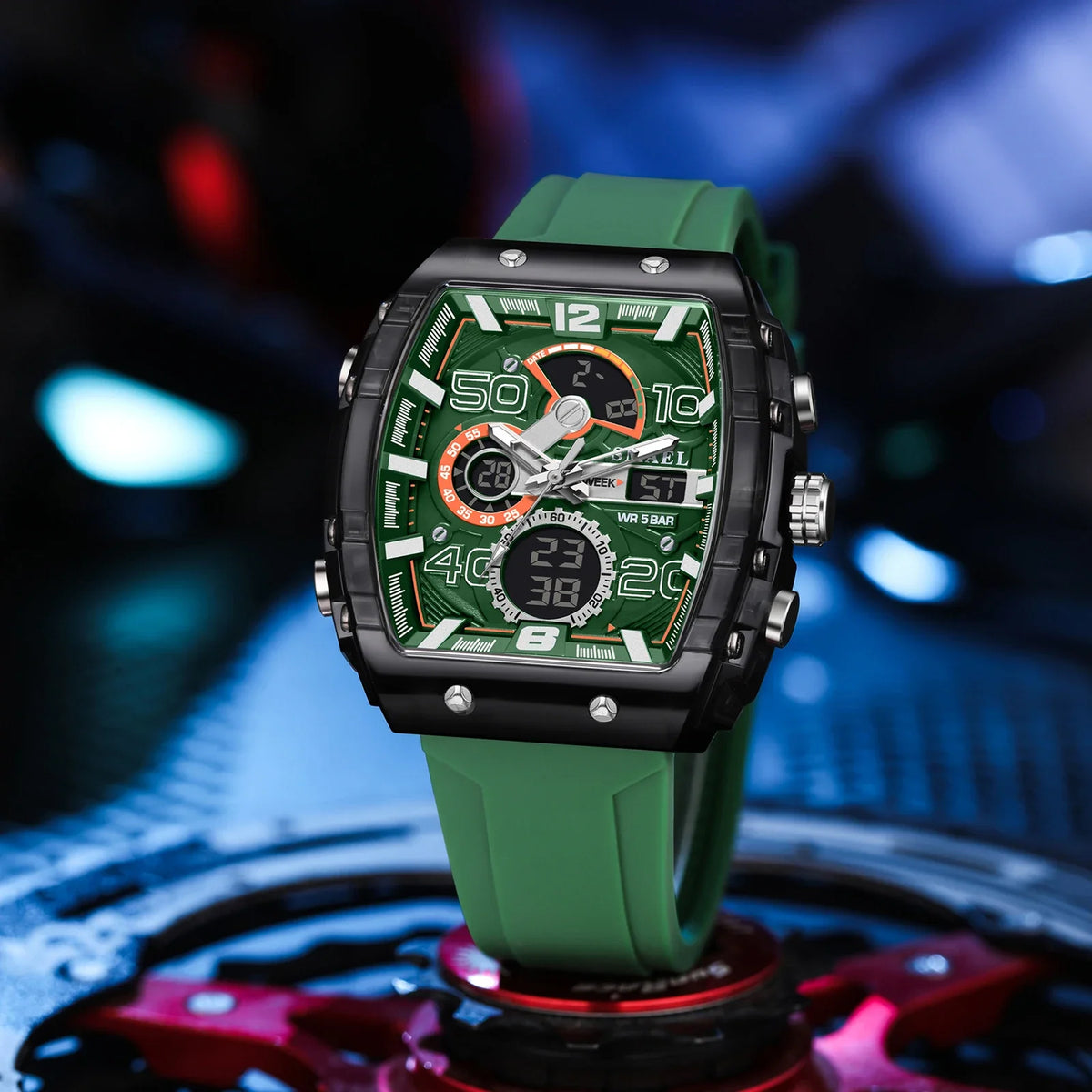 Digitalt Armbåndsur Analog Digital Sport Vandafvisende | Estavo