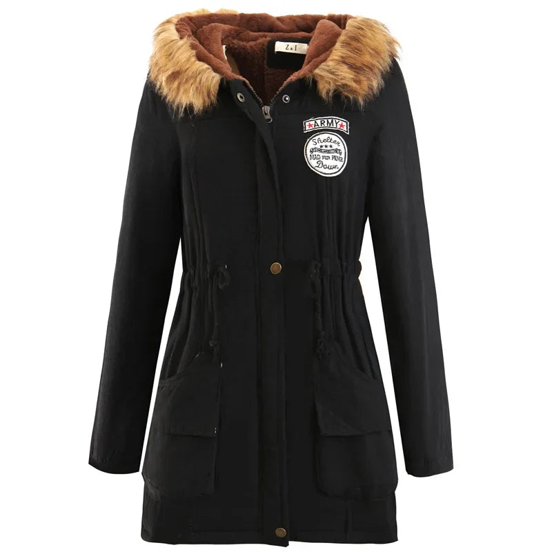 Vinterparka Justerbar Talje Foret Polyester | Irene