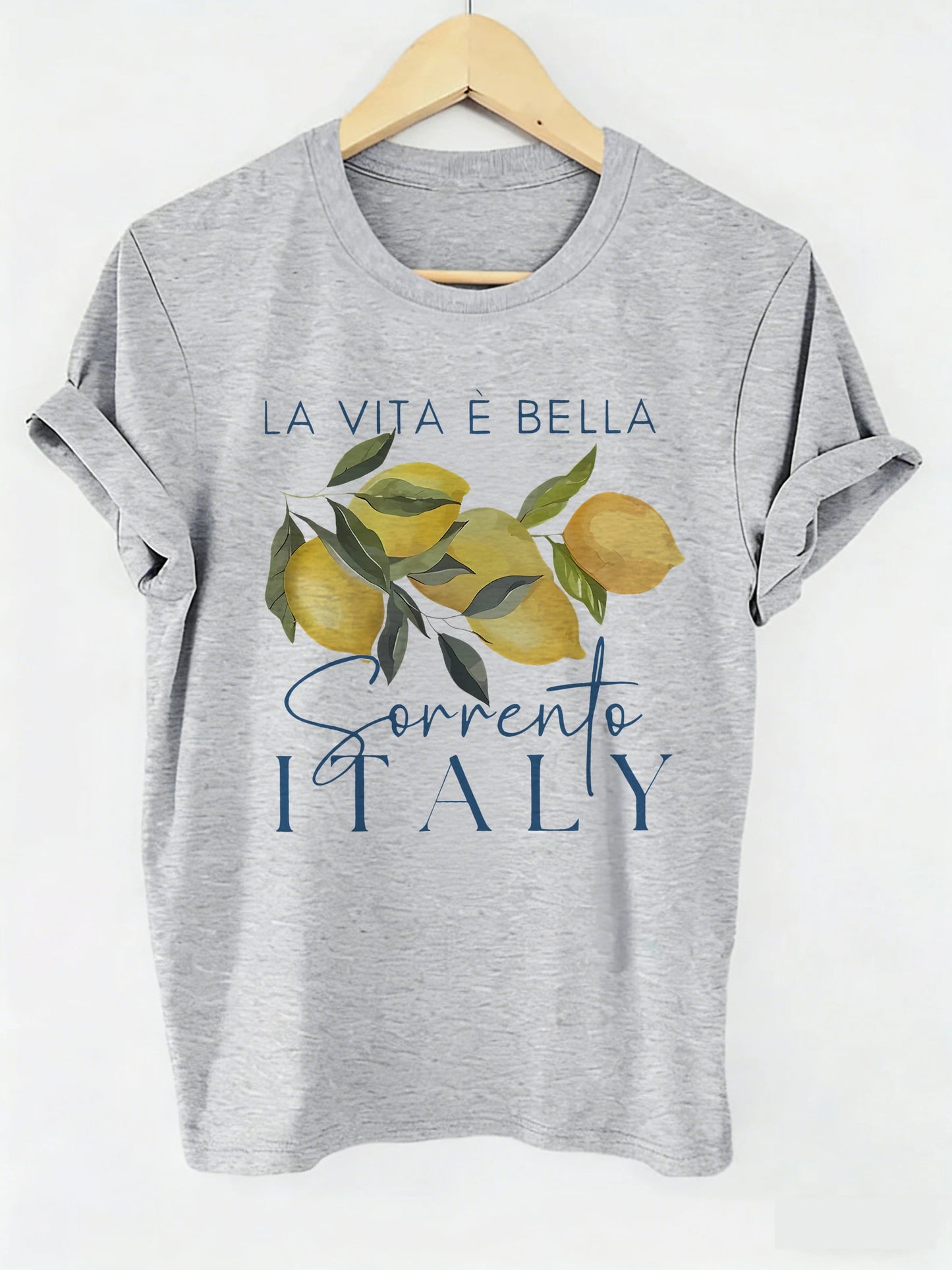 T-shirt Frugt Print Casual Sommer | Orvyn