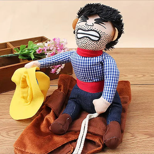 Cowboy hundekostume med rytterfigur sadeldesign velcrolukning til fest og udklædning | Bruno