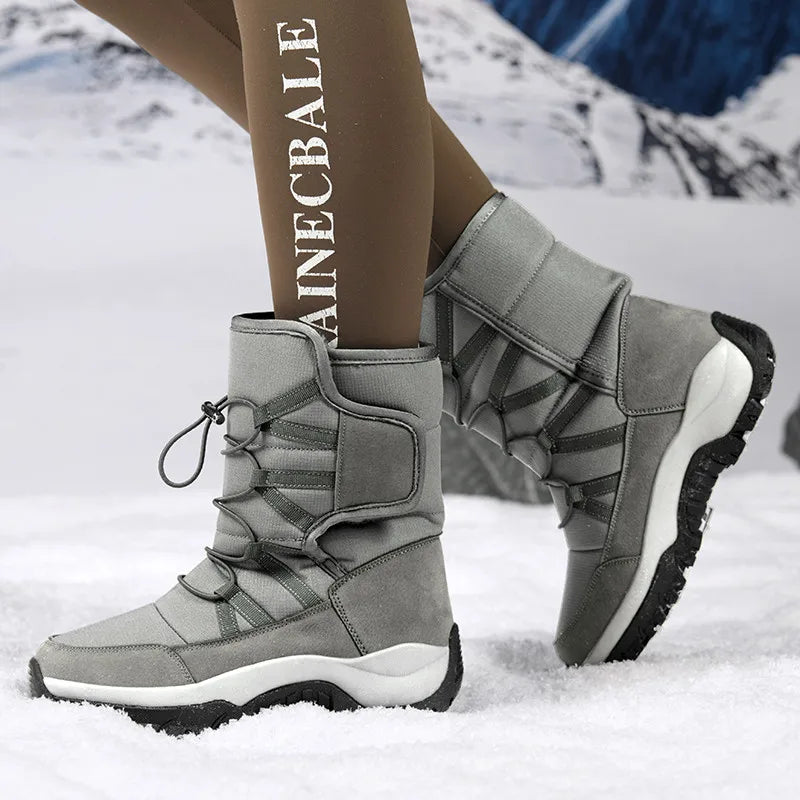 Forede unisex vintersko med elastisk lukning gummisål og plys | Renée