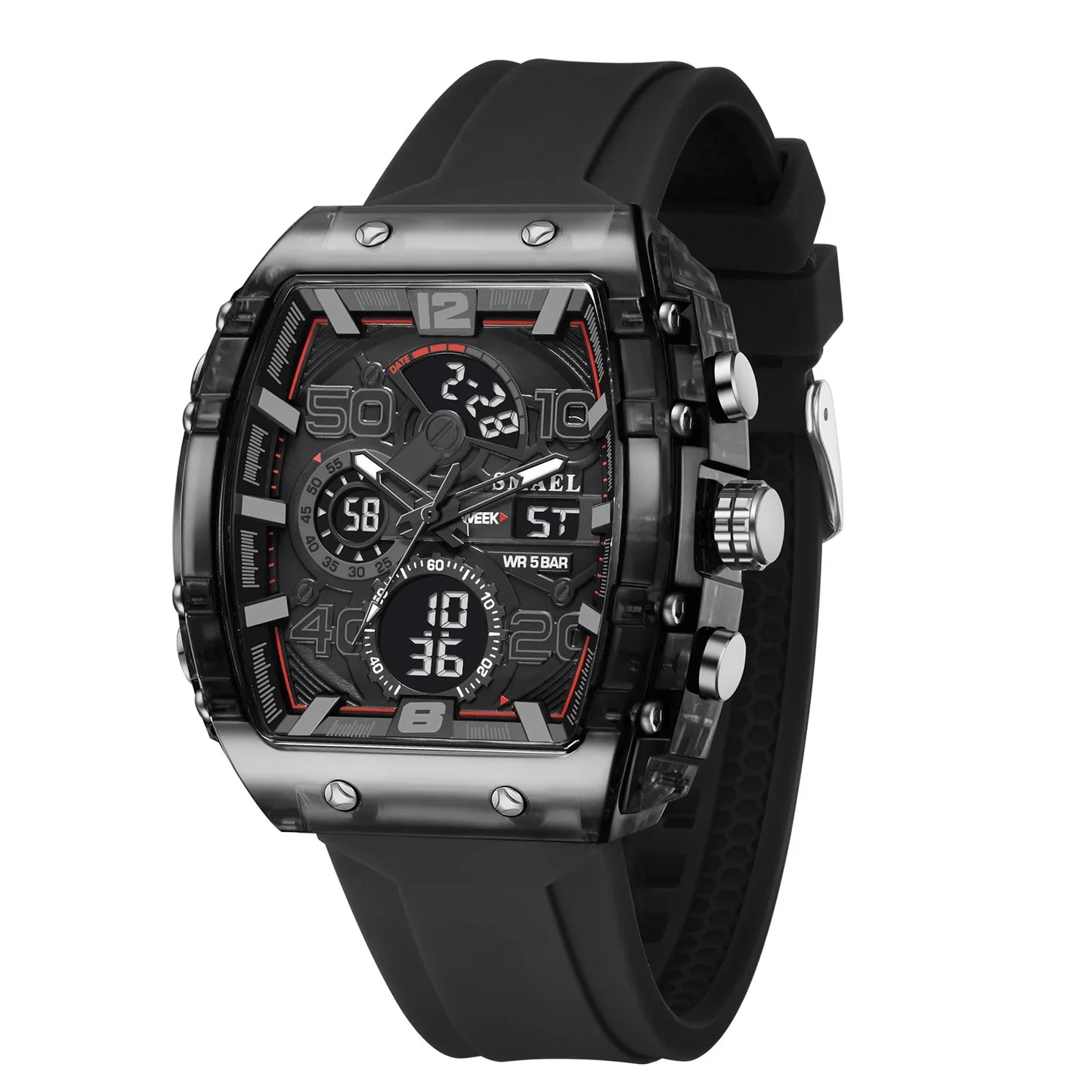 Digitalt Armbåndsur Analog Digital Sport Vandafvisende | Estavo