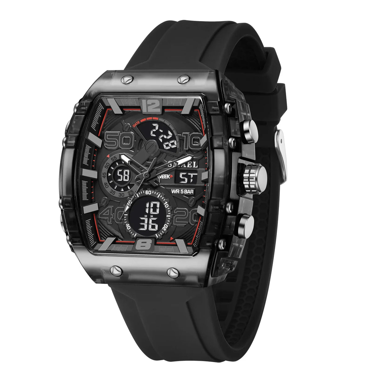 Digitalt Armbåndsur Analog Digital Sport Vandafvisende | Estavo